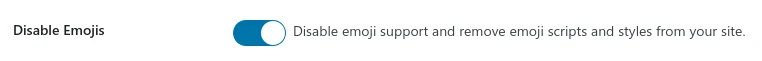 Activate Disable Emojis Module
