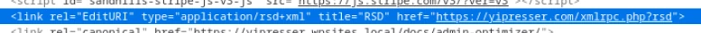 Check Rsd Link Frontend